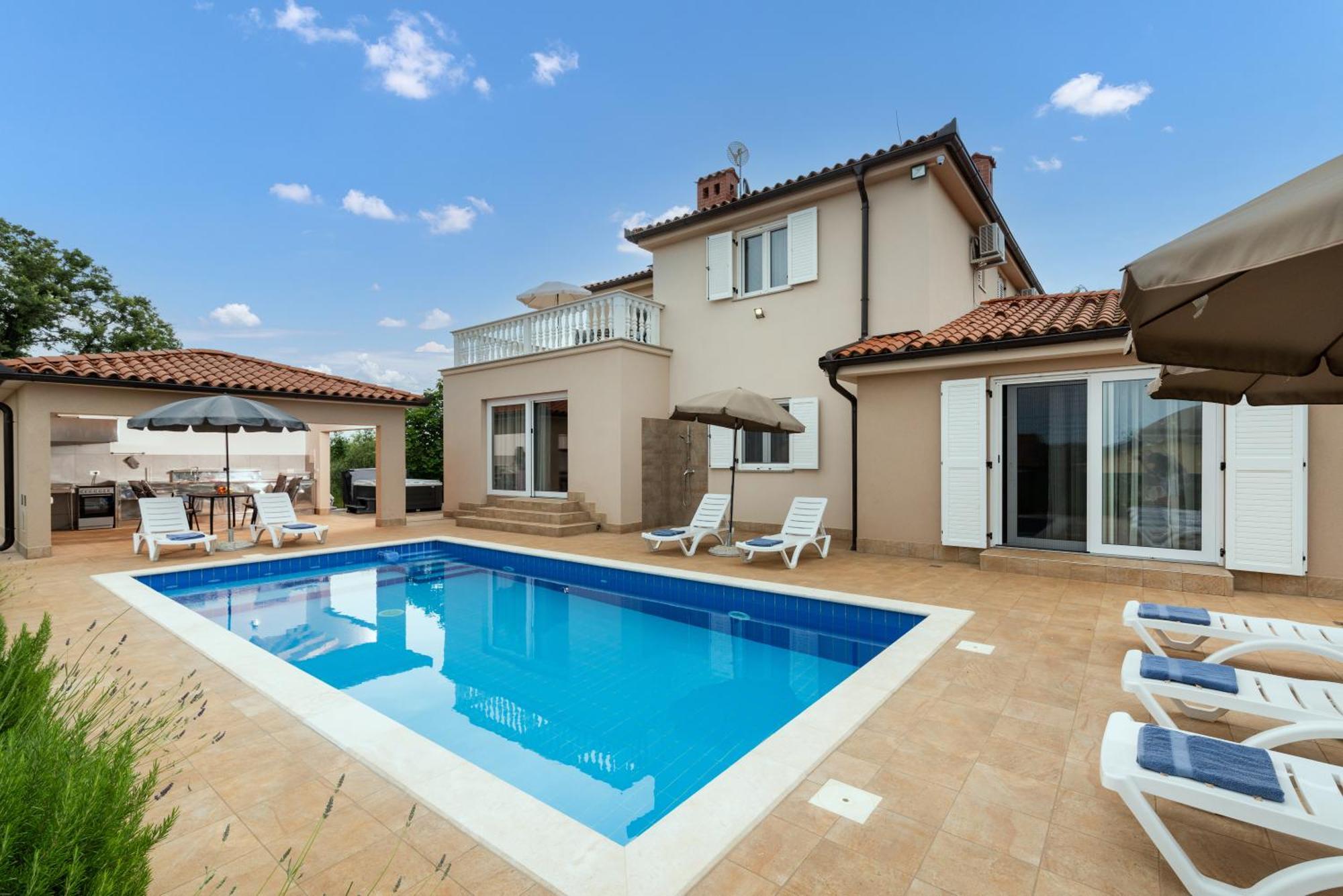 Villa Buroli With Pool, Sauna And Jacuzzi Eksteriør bilde